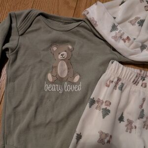 Beary Loved 0-3m Set